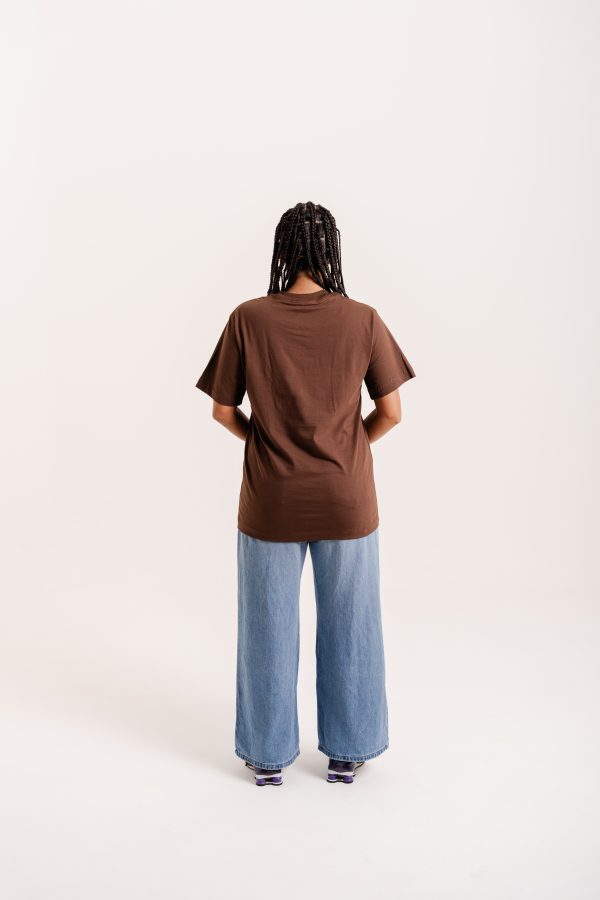 CAMISETA STREETWEAR UNISSEX - MARROM FIO 30.1 PENTEADO - Image 4